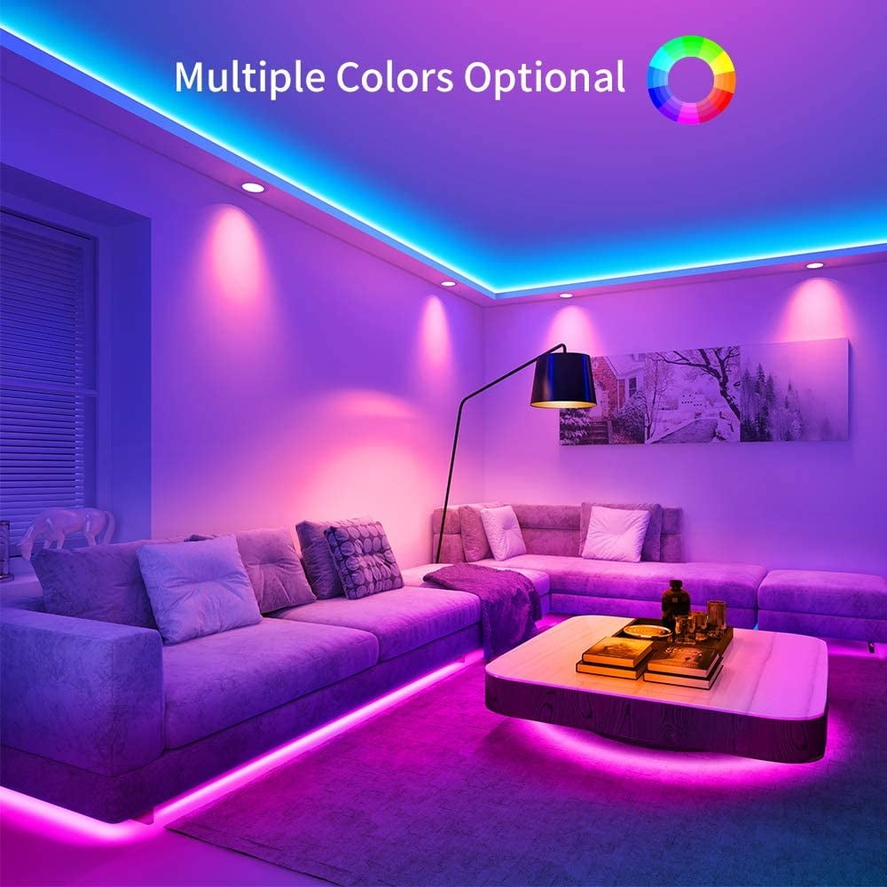 49.2FT/15M LED Strip Lights,Borllyem RGB LED Light Strip 5050SMD - photo 5