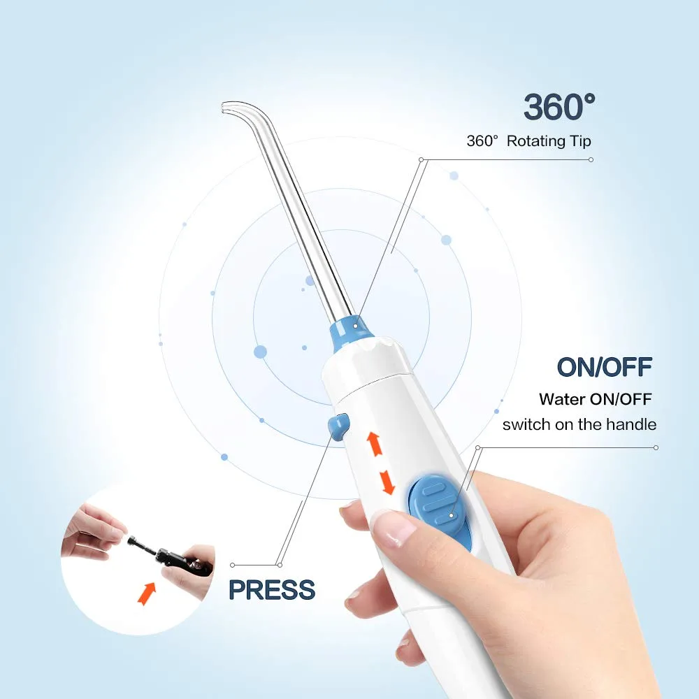 KHH Water Flosser Pick Teeth Cleaner Dental image indicator(4)