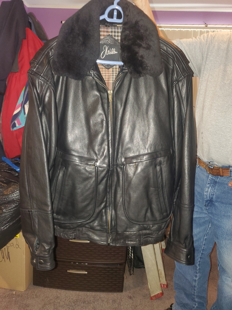 J. Valden Black Leather Jacket