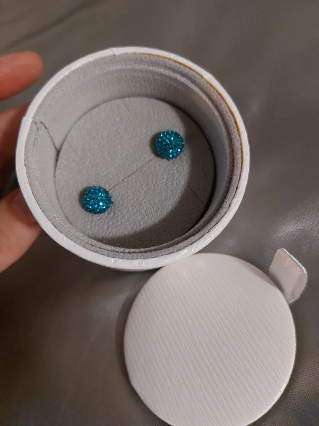 Turquoise Stud Earrings With Box image indicator(2)