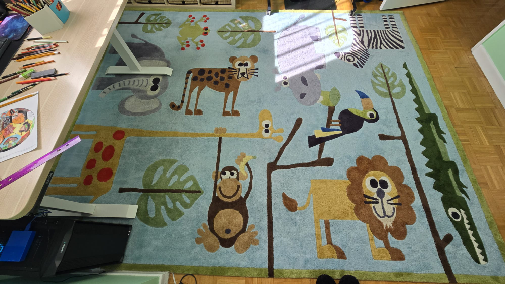 Kids Jungle Animal Rug 8ftx10ft - photo 4