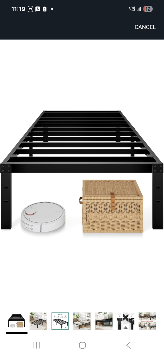 Twin Metal Platform Bed Frame - photo 3
