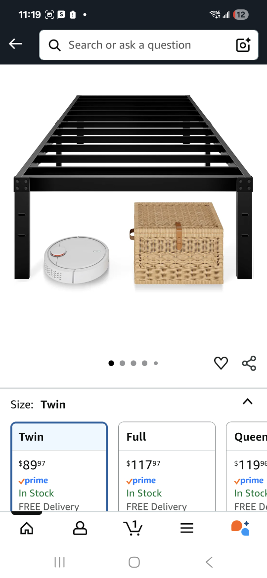 Twin Metal Platform Bed Frame - photo 4