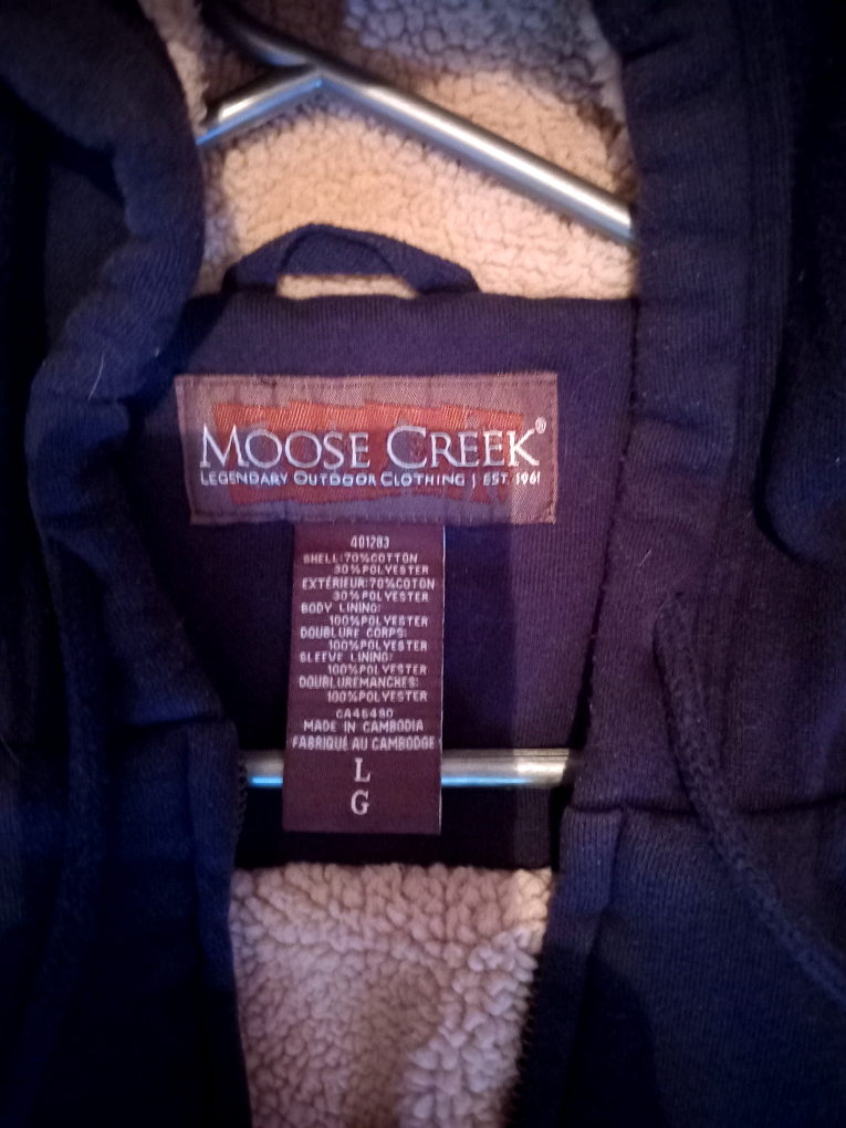 Moose Creek Sherpa-Lined Hoodie - Size L - photo 2