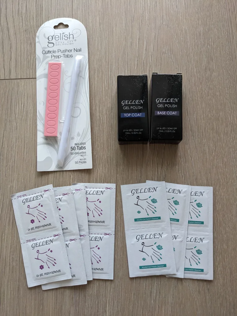 Gellen Gel Polish Set with Gelish Cuticle Prep Tabs thumbnail
