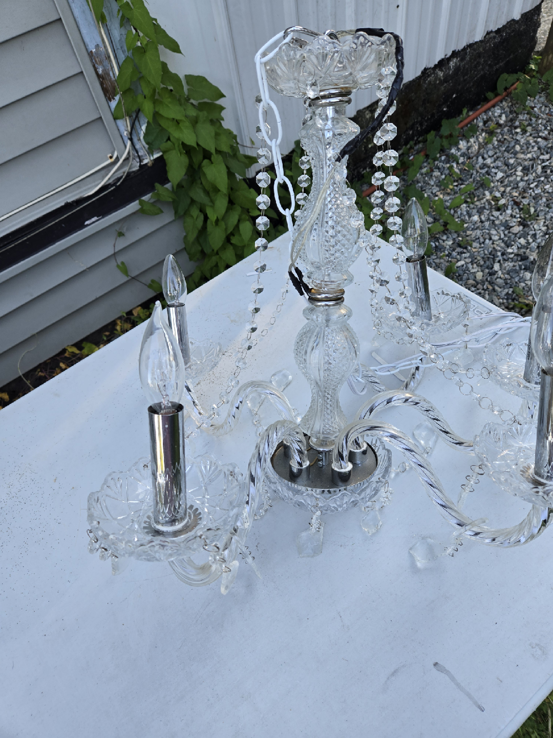 Vintage Crystal Chandelier