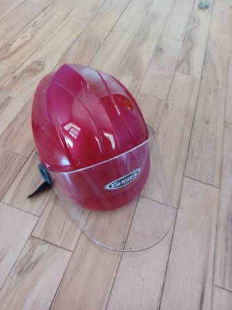 GSB Red Motorcycle Helmet - photo 3