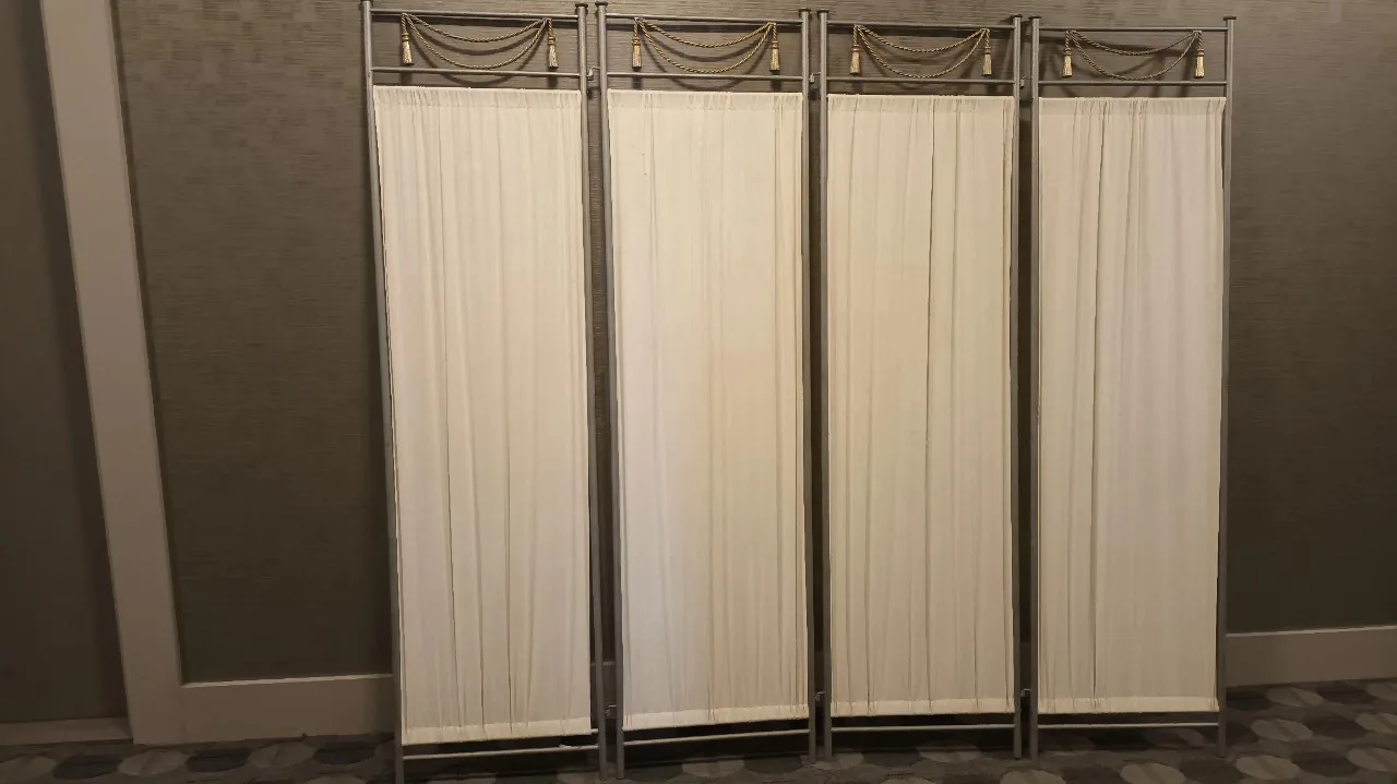 Folding Fabric Room Divider thumbnail