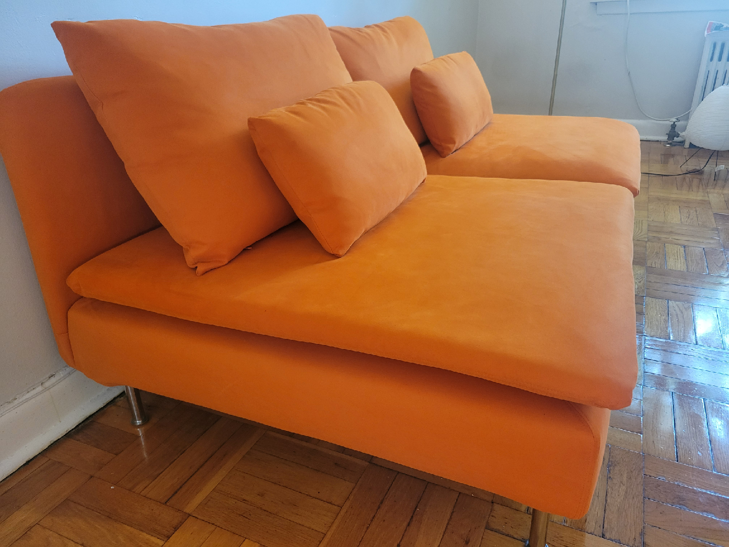 Ikea Soderhamn orange couch - photo 3