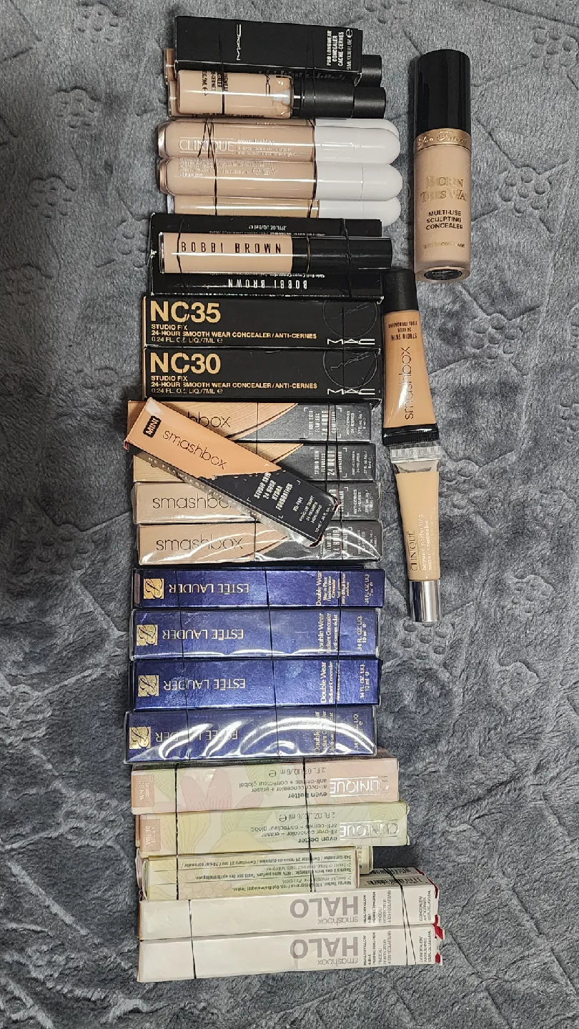 Mixed Concealers: MAC, Smashbox, Estee Lauder, Clinique, Halo thumbnail