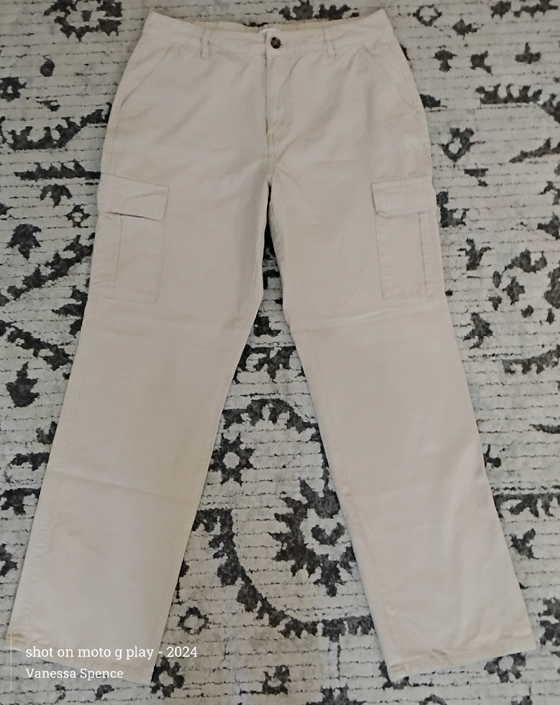 mySTYLE Beige Cargo Pants - Size 12