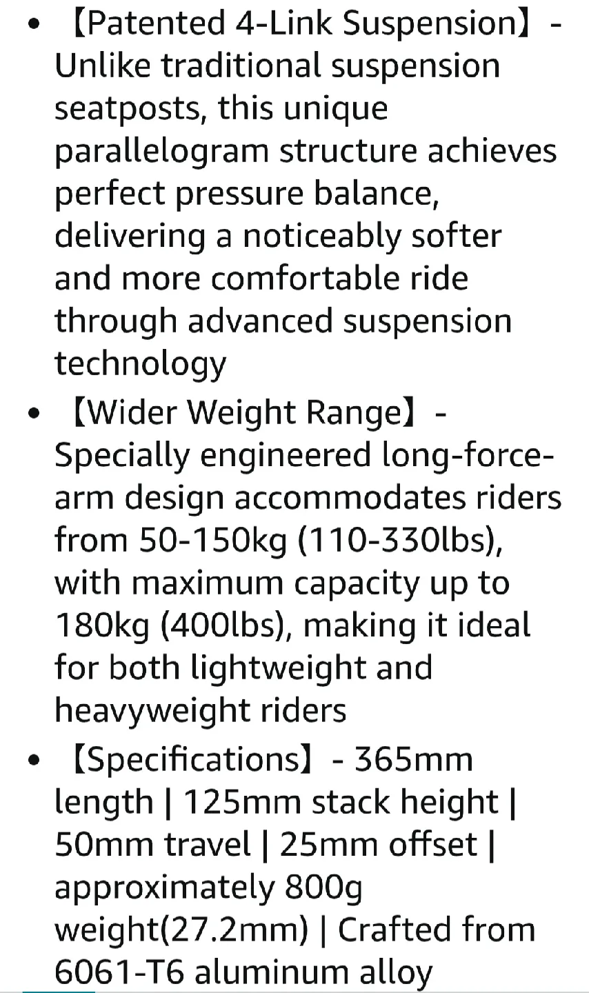 USS-SP19 Upgraded Bike Seatpost image indicator(9)