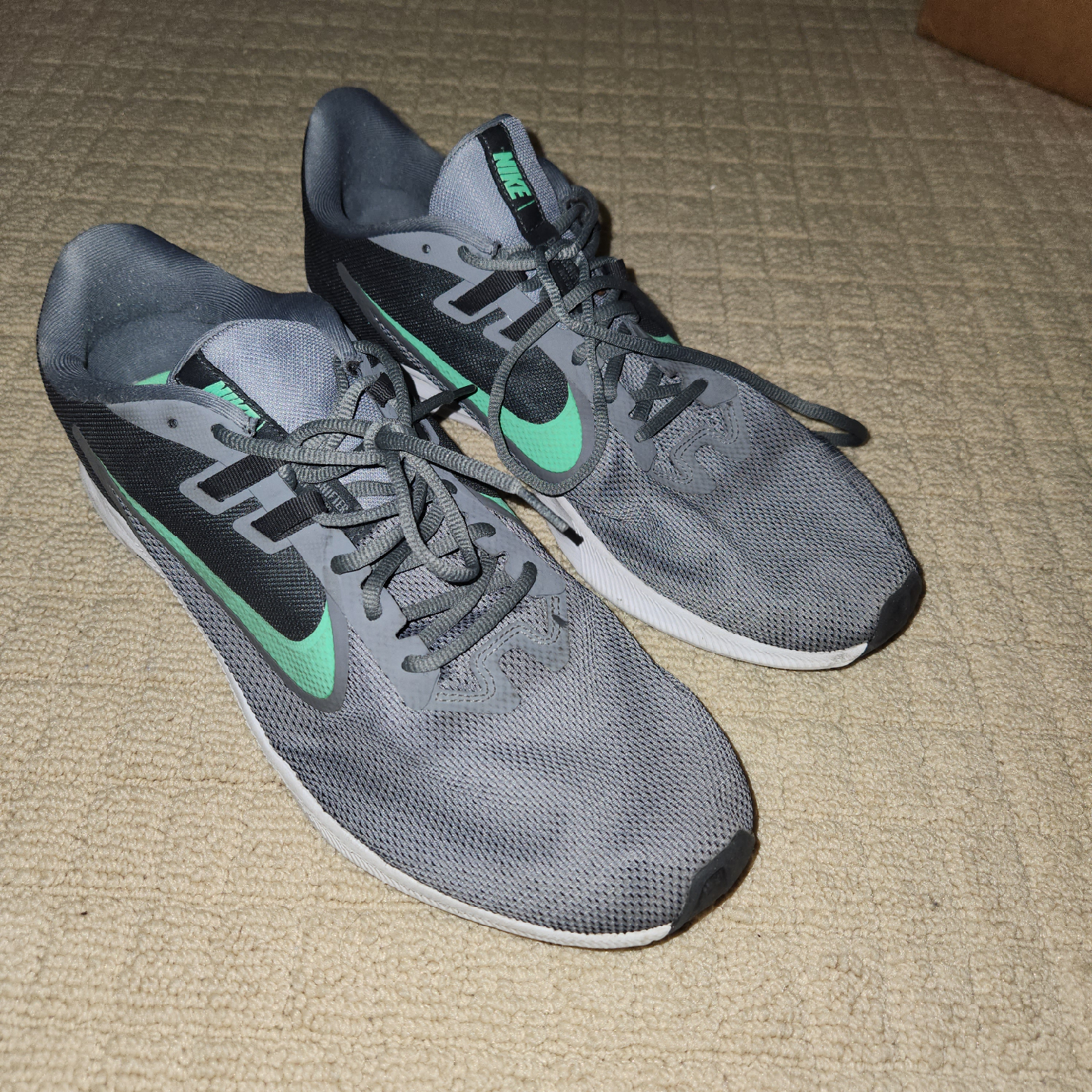 Nike Downshifter 9 Grey/Green US 14