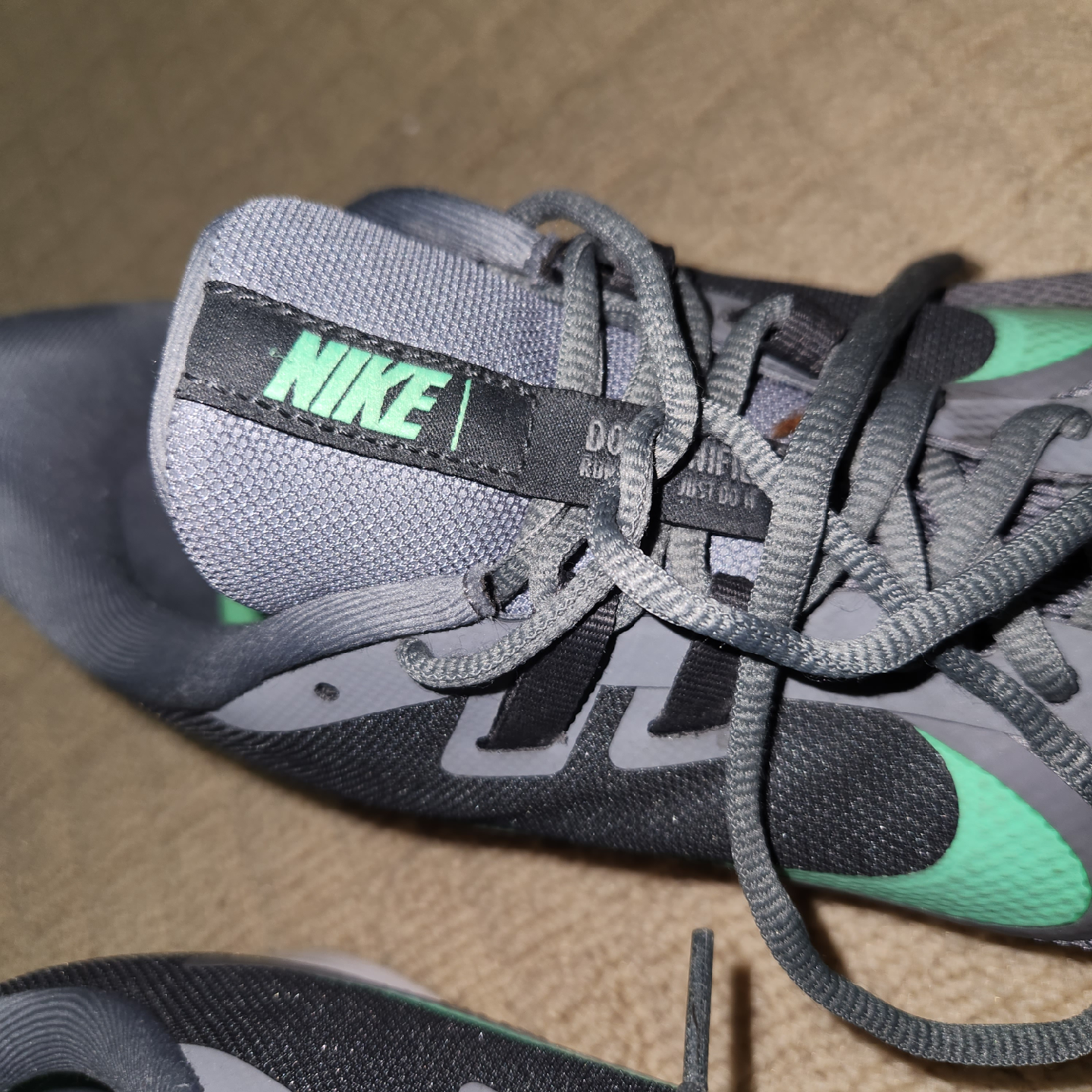 Nike Downshifter 9 Grey/Green US 14 - photo 2