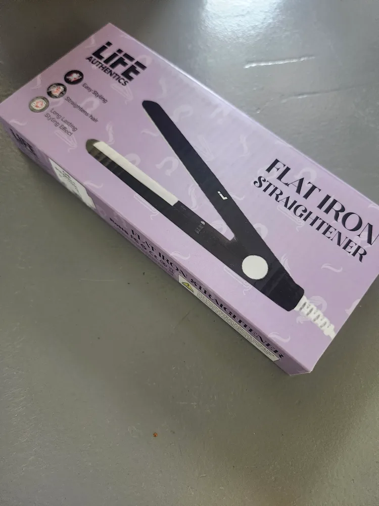 Life Authentics Flat Iron Straightener - New in Box! thumbnail
