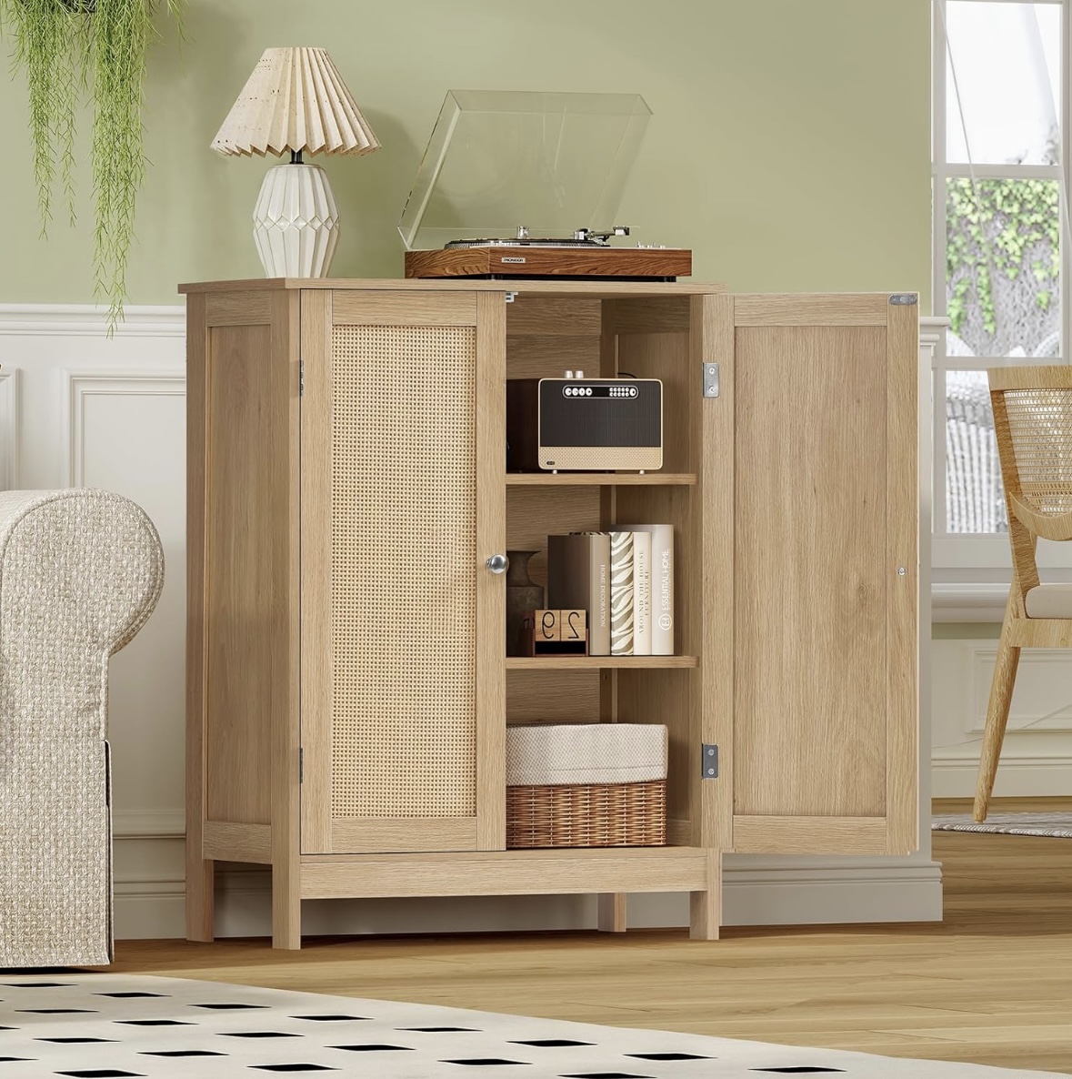 Rattan cabinet