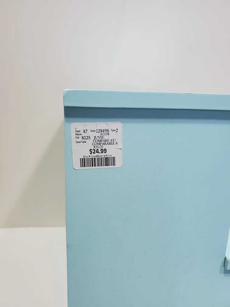 Wooden Kids Step Stool - Light Blue 🥕 #Thrifty Pick image indicator(4)