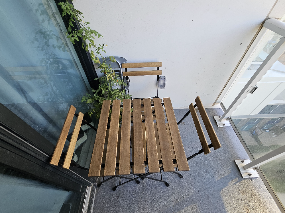 Outdoor Bistro Set - Table and 2 Chairs #balcony table set - photo 3