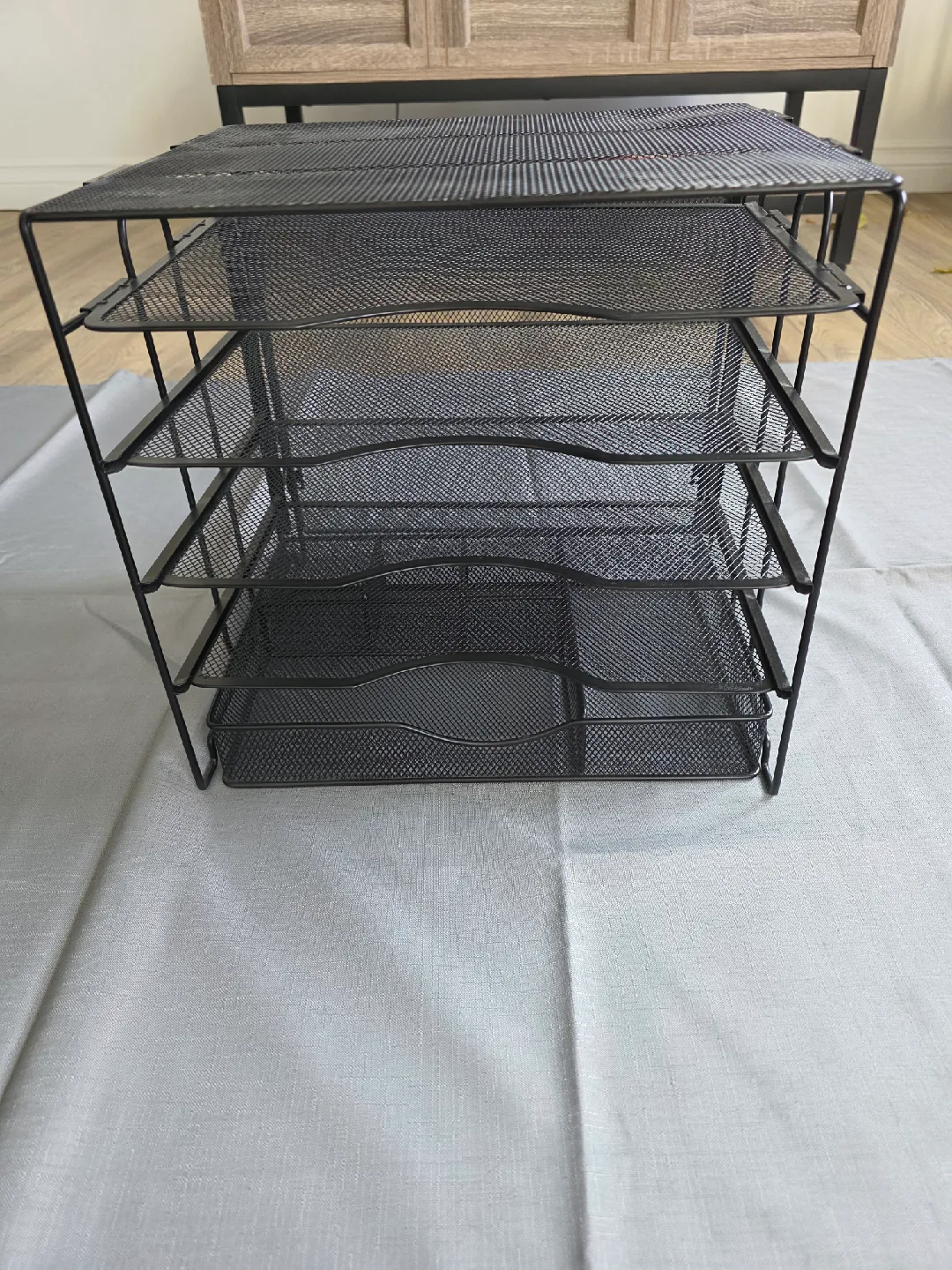 Black Mesh 4-Tier Document Tray thumbnail