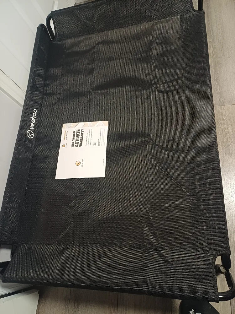 Veehoo Elevated Dog Bed - Black image indicator(5)