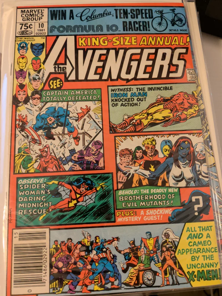 The Avengers King-Size Annual #10 Comic Book thumbnail
