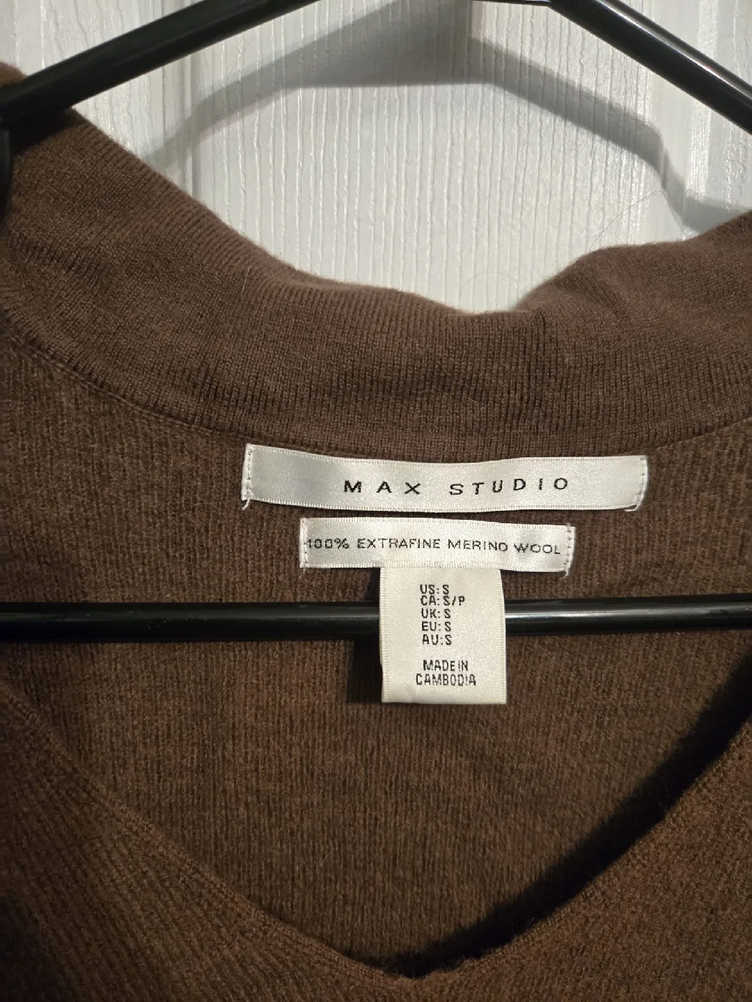 Merino wool sweater, women's size S (fits like XS) image indicator(3)