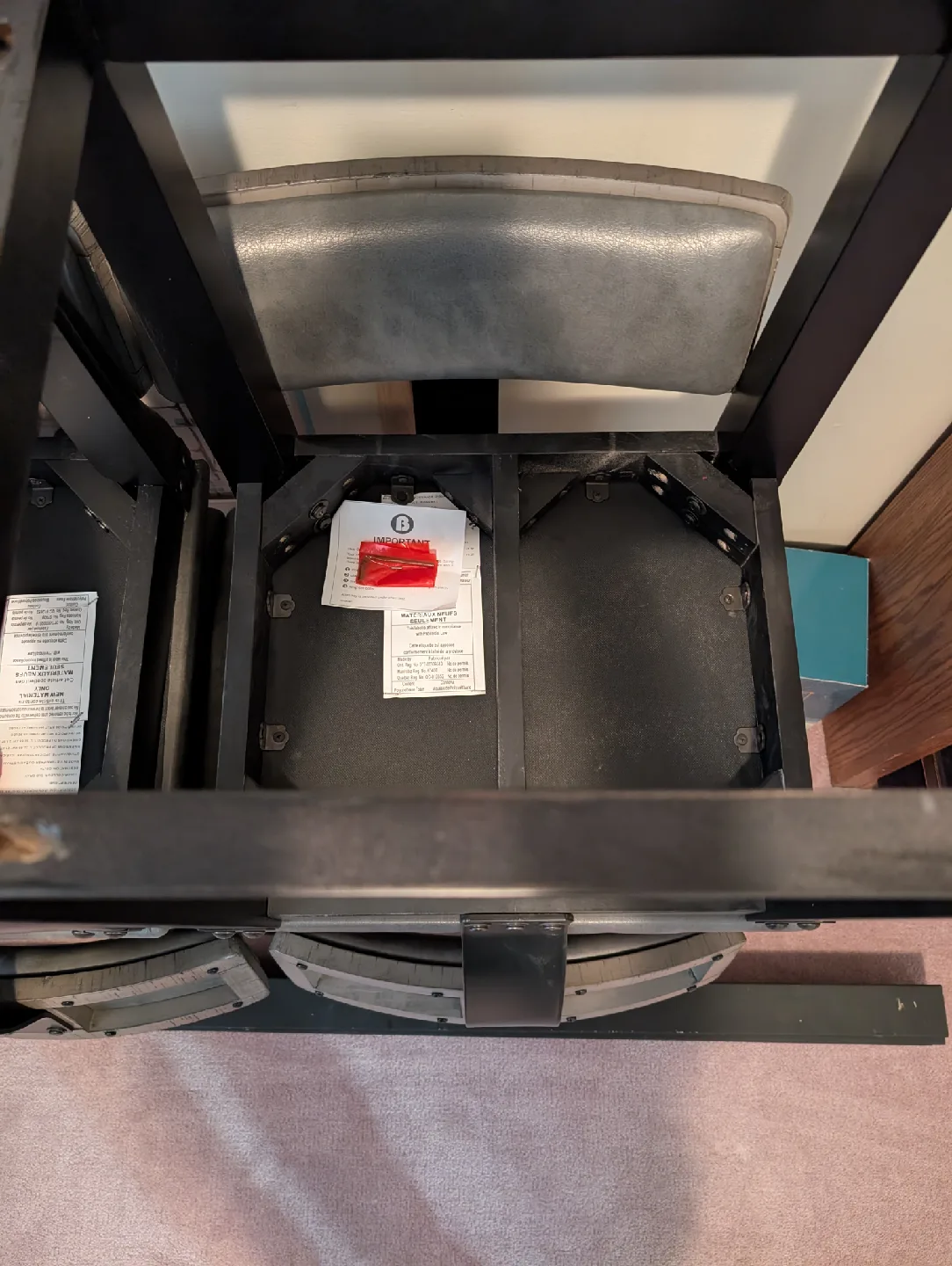 Set of 4 Bar Height Stools - Grey image indicator(4)