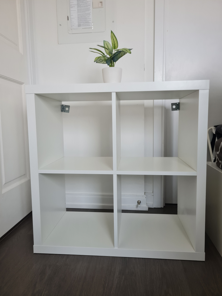 IKEA Kallax White 4-Cube Shelf Unit - photo 3