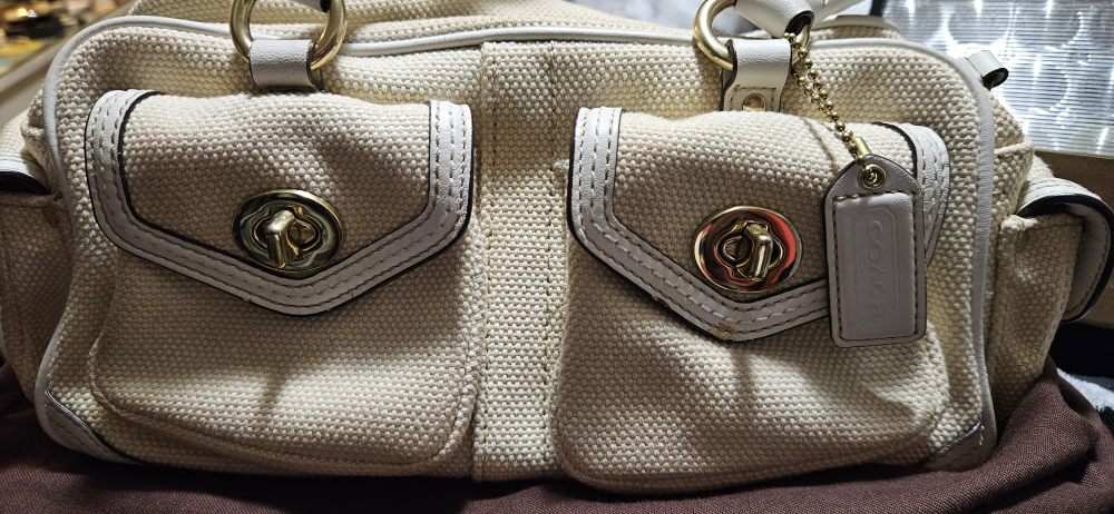 Coach Satchel Bag - Ivory