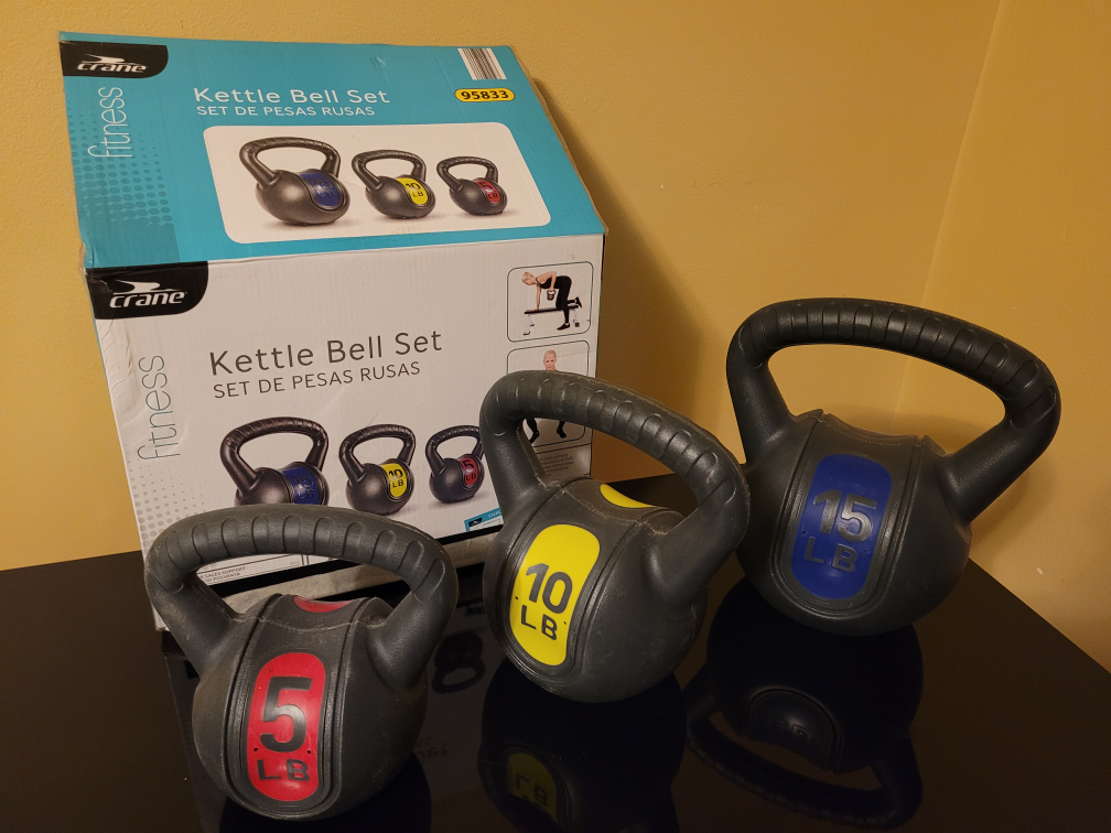 Kettle Bell Set - 5, 10, 15 LB