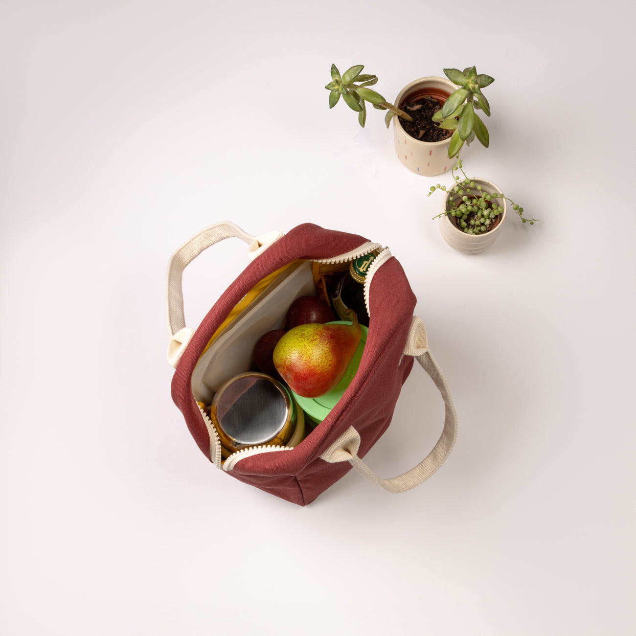 Fluf Zipper Lunch Vintage - Burgundy - photo 3