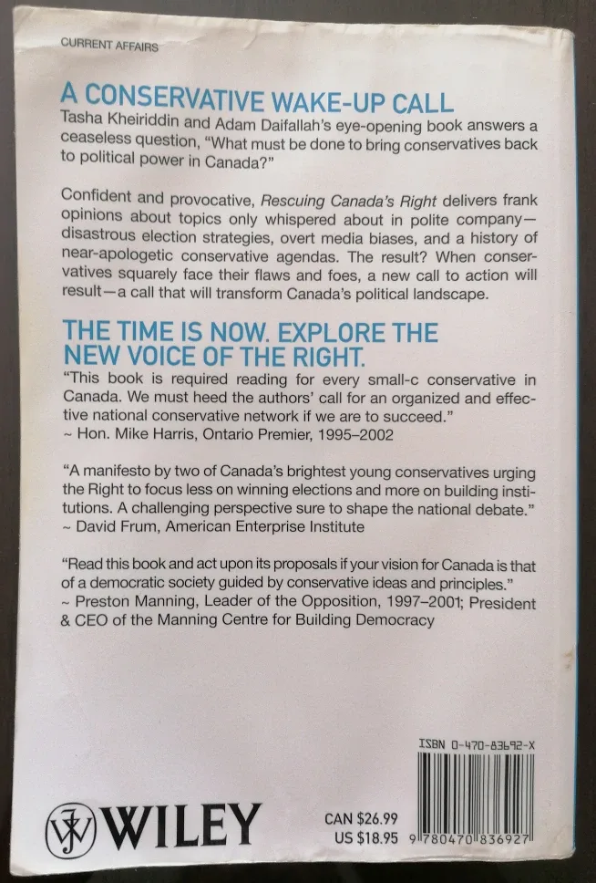 Rescuing Canada's Right by Tasha Kheiriddin & Adam Daifallah image indicator(2)
