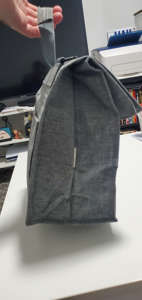 Gray Insulated Lunch Bag Tote - photo 3