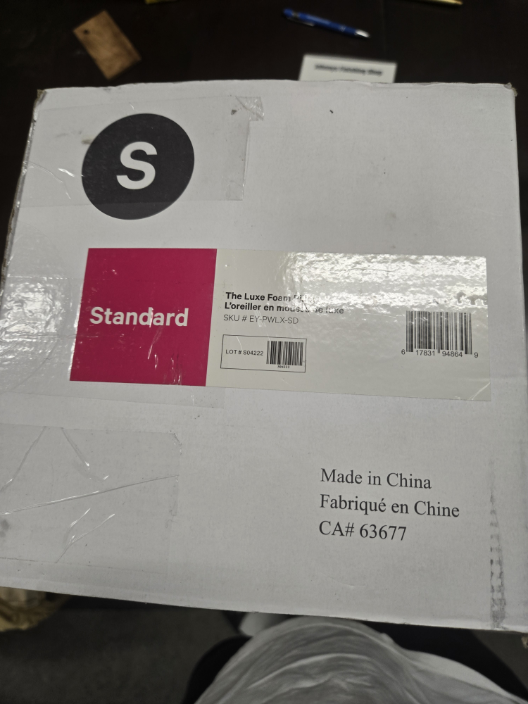 Endy Luxe Pillow - Standard Size, New in Box - photo 3
