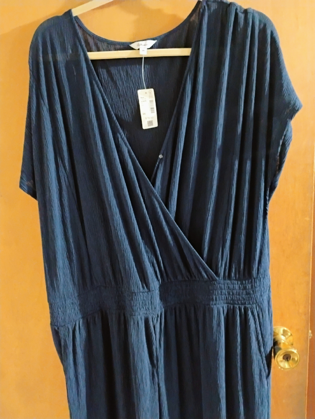 New summer jumpsuit blue 2X