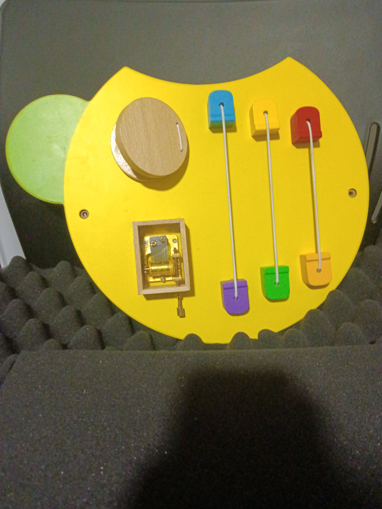 Yellow Wooden Musical Toy - photo 2