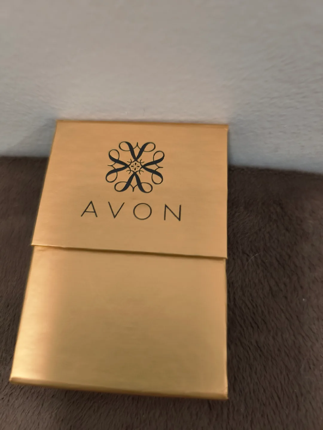 Avon Gold Tone Square Double Drop Earrings - New in Box image indicator(2)