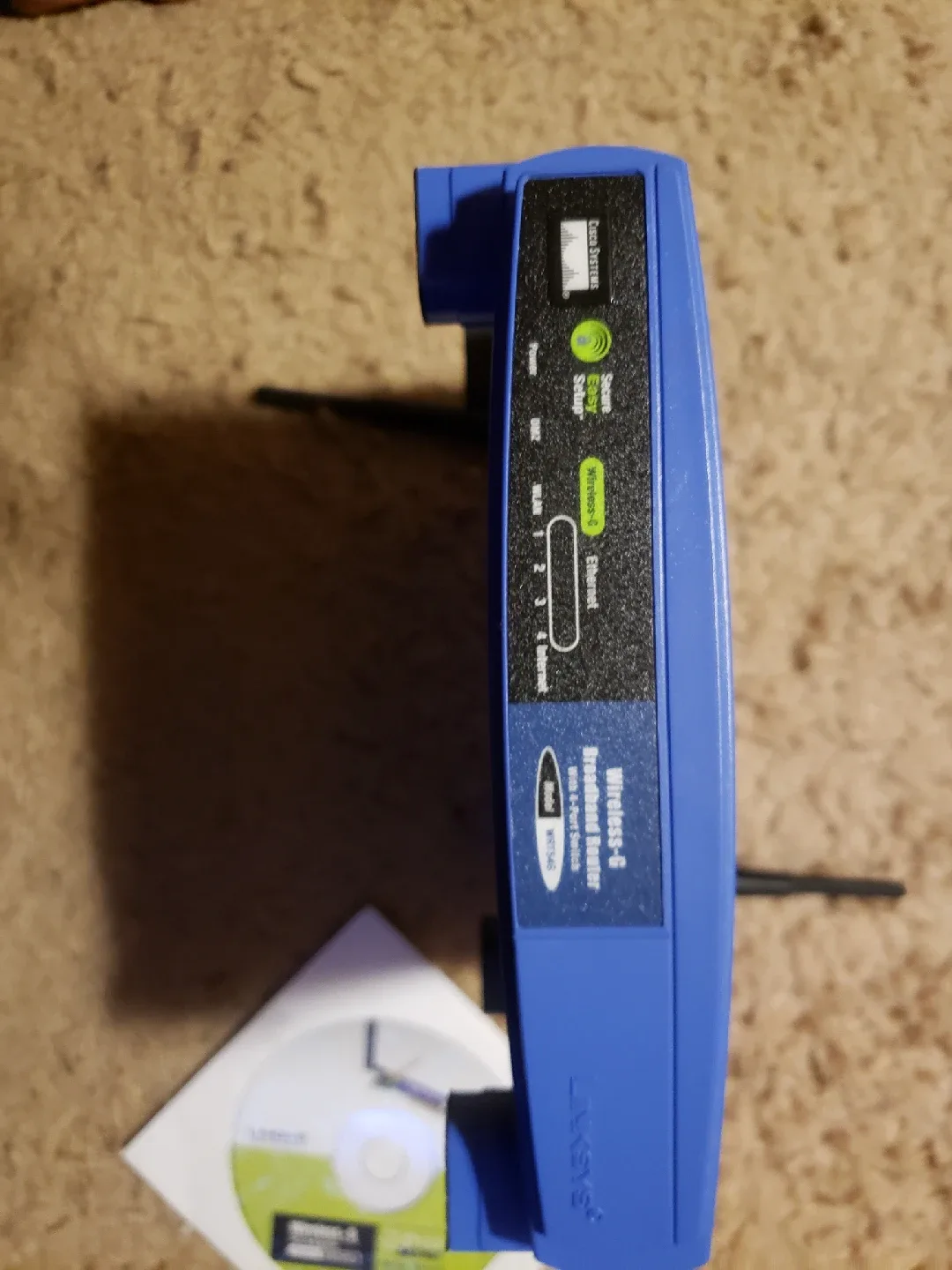 Linksys Wireless-G Broadband Router WRT54G image indicator(3)