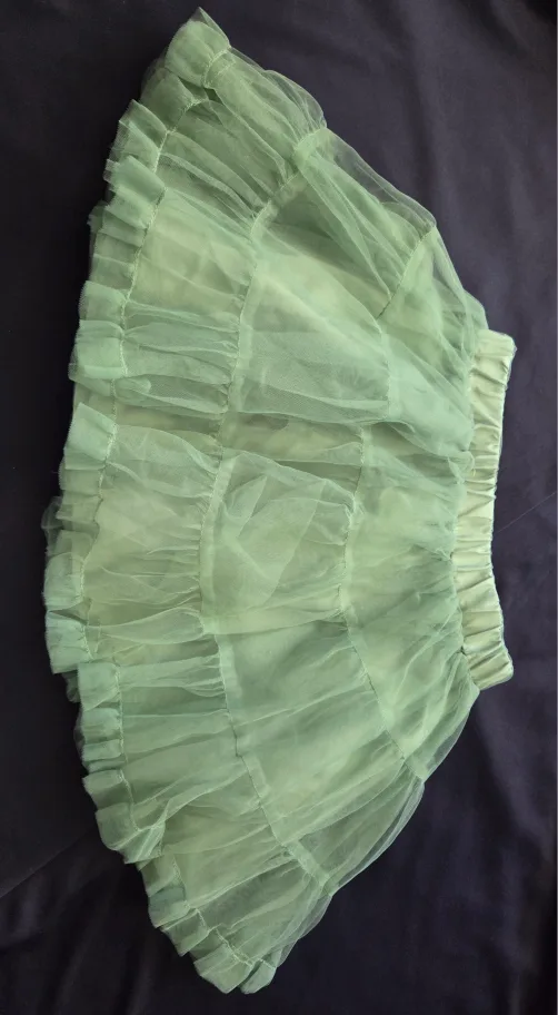 Green Ruffle Skirt thumbnail