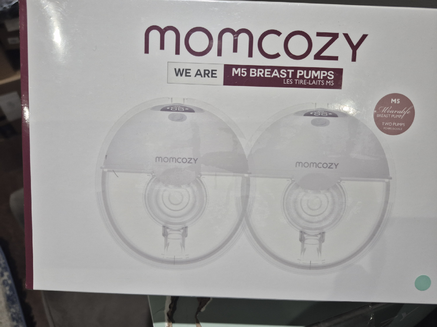 Momcozy M5 Wearable Breast Pumps (New)