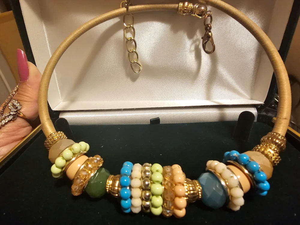 Beaded Statement Necklace