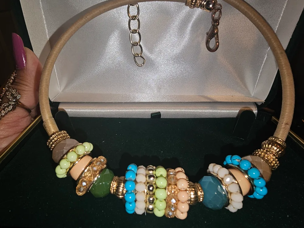 Beaded Statement Necklace image indicator(2)