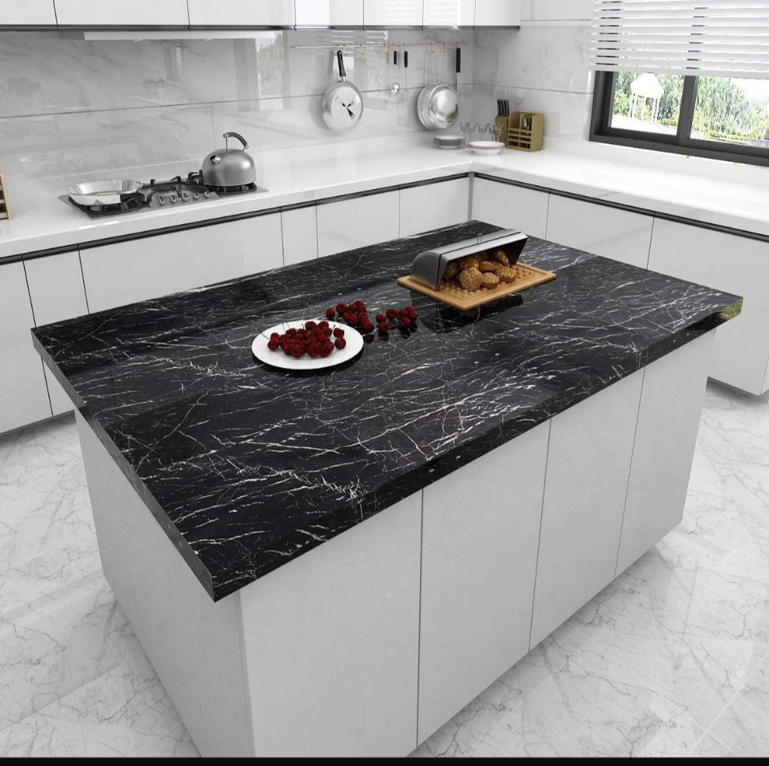 Liveesy Marble Black Countertop Peel and Stick Wallpaper - photo 5