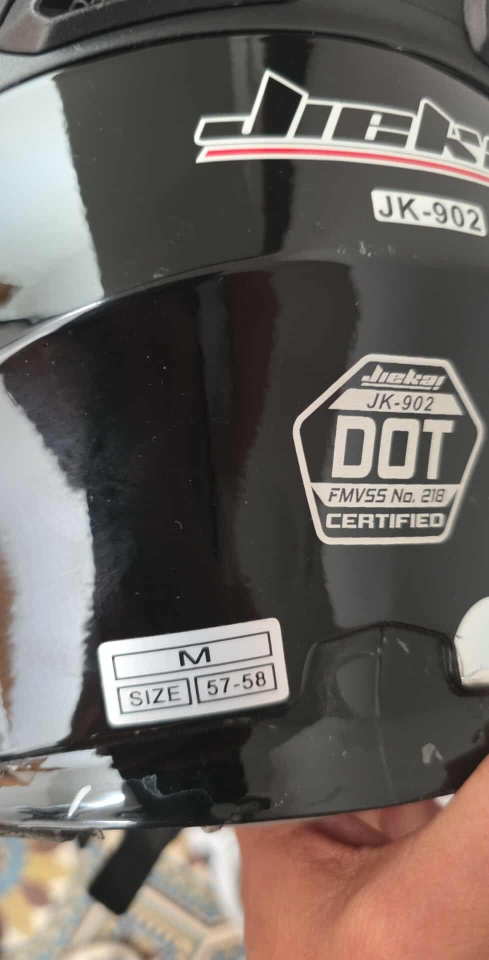 HJC Black Motorcycle Helmet - photo 5