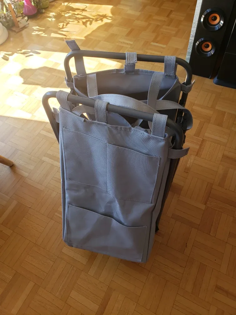 Grey Rolling Laundry Sorter image indicator(3)