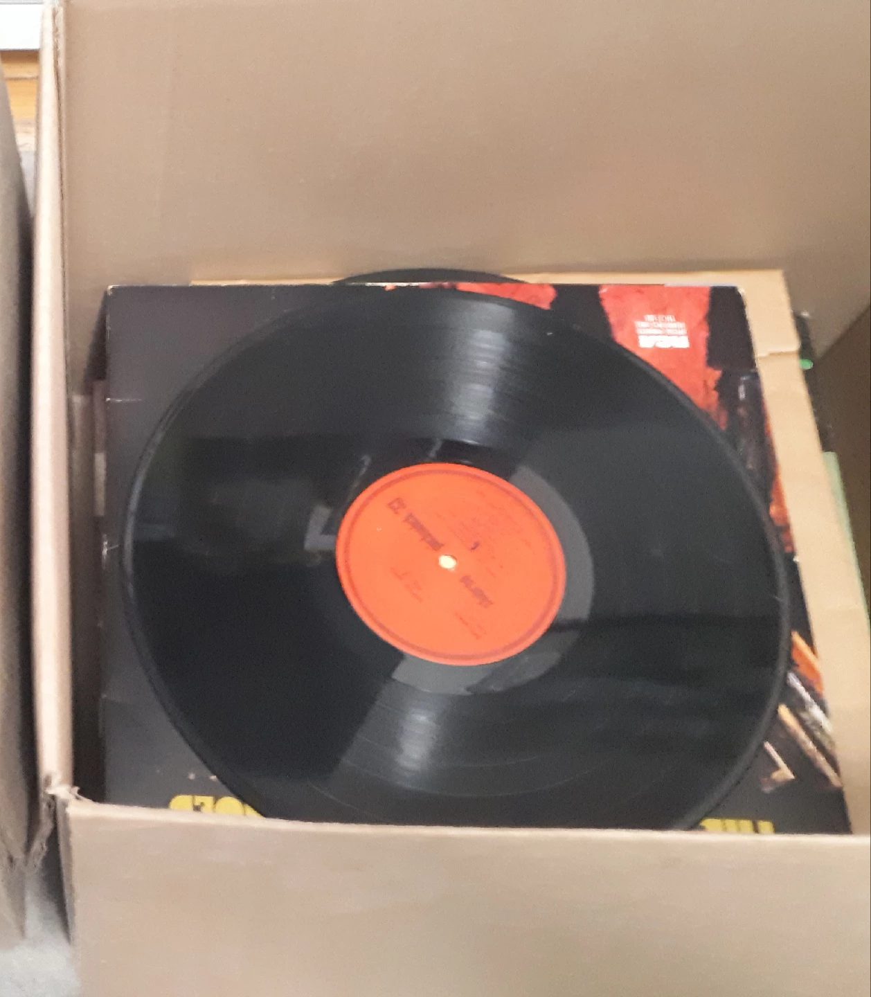 boxes of vintage vinyl records All for $15