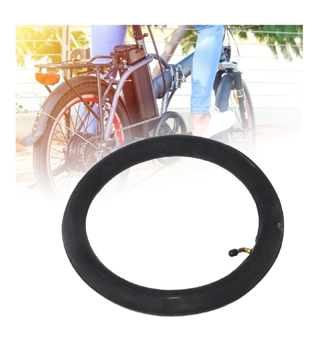 New 16x3 Electric Inner Tube, Butyl Rubber image indicator(6)