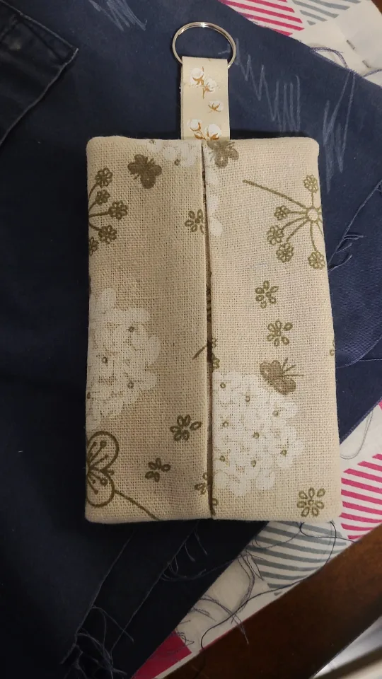 Handmade Fabric functional wallet  Keychains image indicator(8)