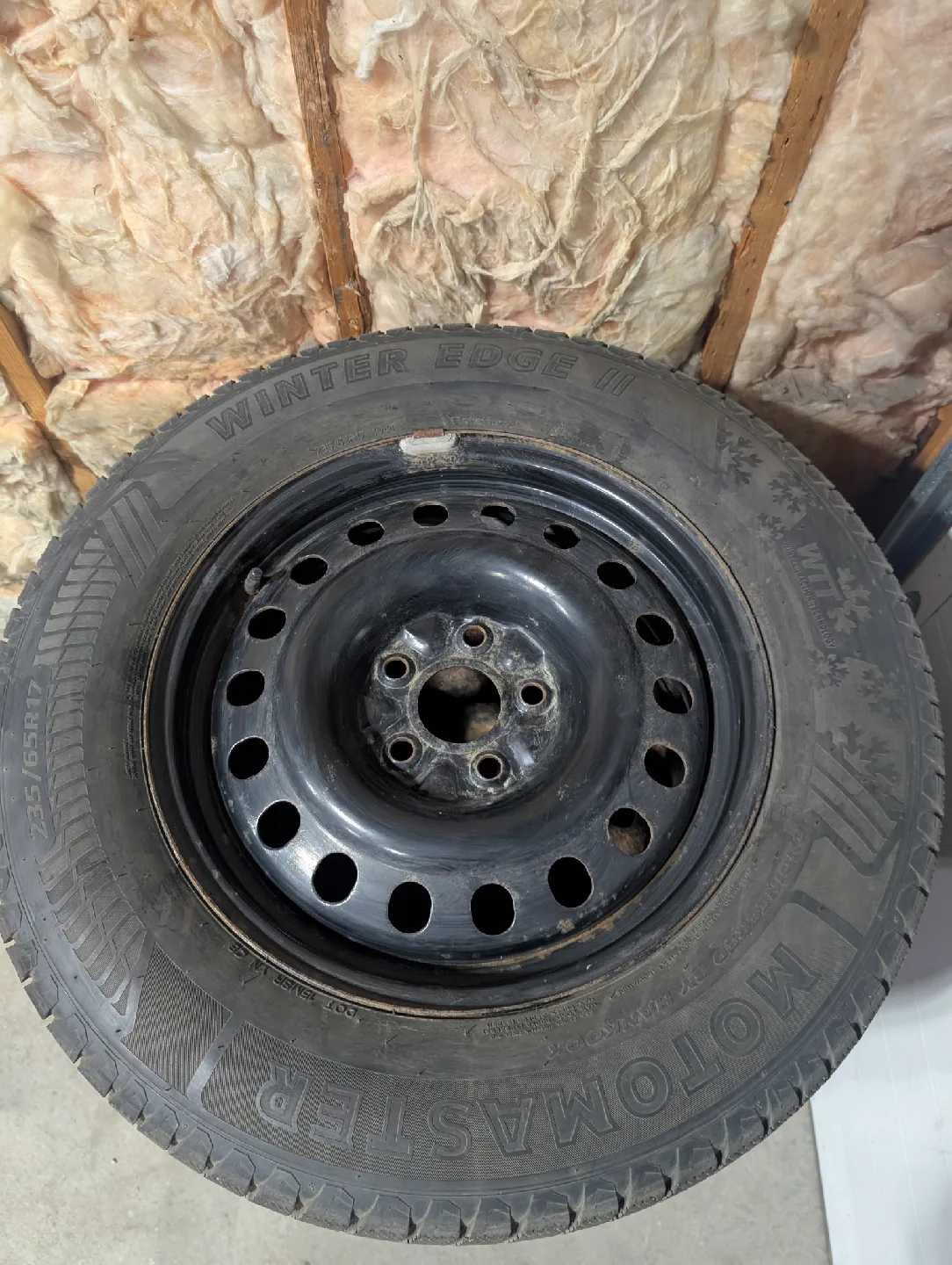 (4)-235/65R17 Winter Tires On Steel Rims Off 2016 Honda Odyssey image indicator(8)