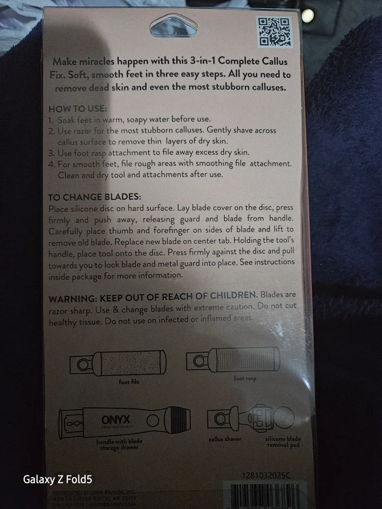 New ONYX Professional 3-in-1 Callus Fix image indicator(3)